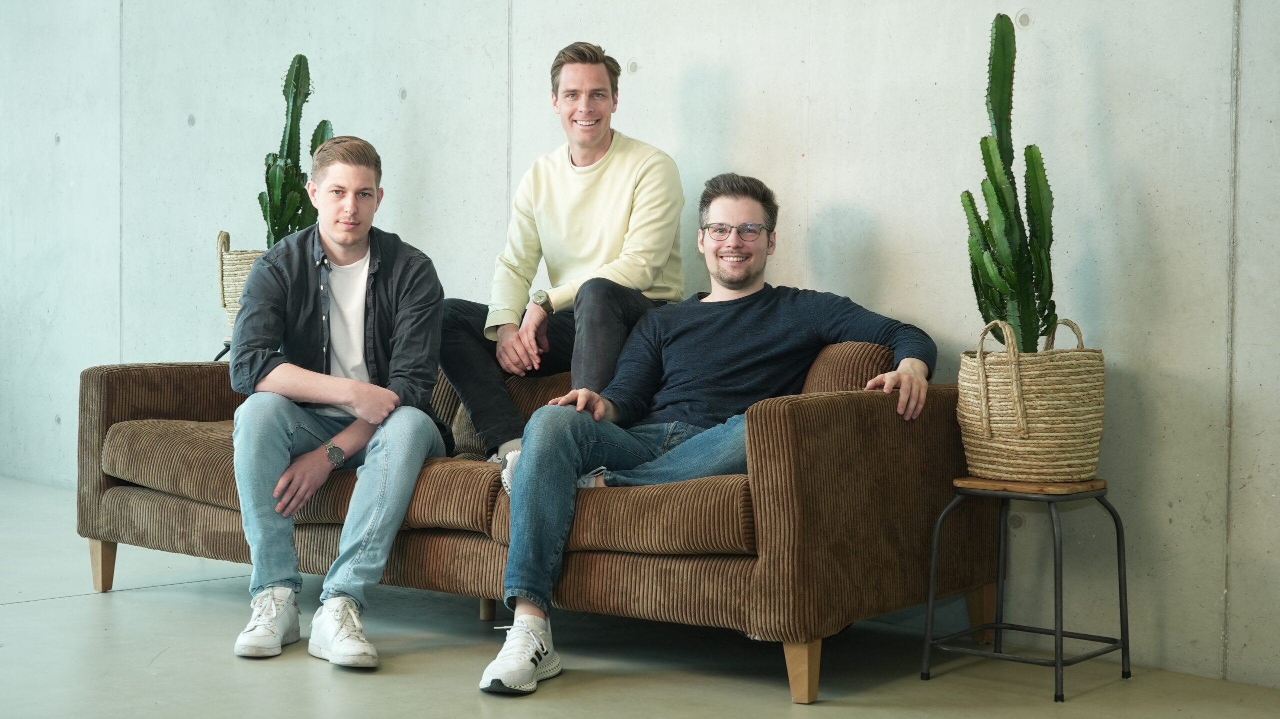 KERTOS founder team: Johannes Hussak, Kilian Schmidt, Alexander Prams