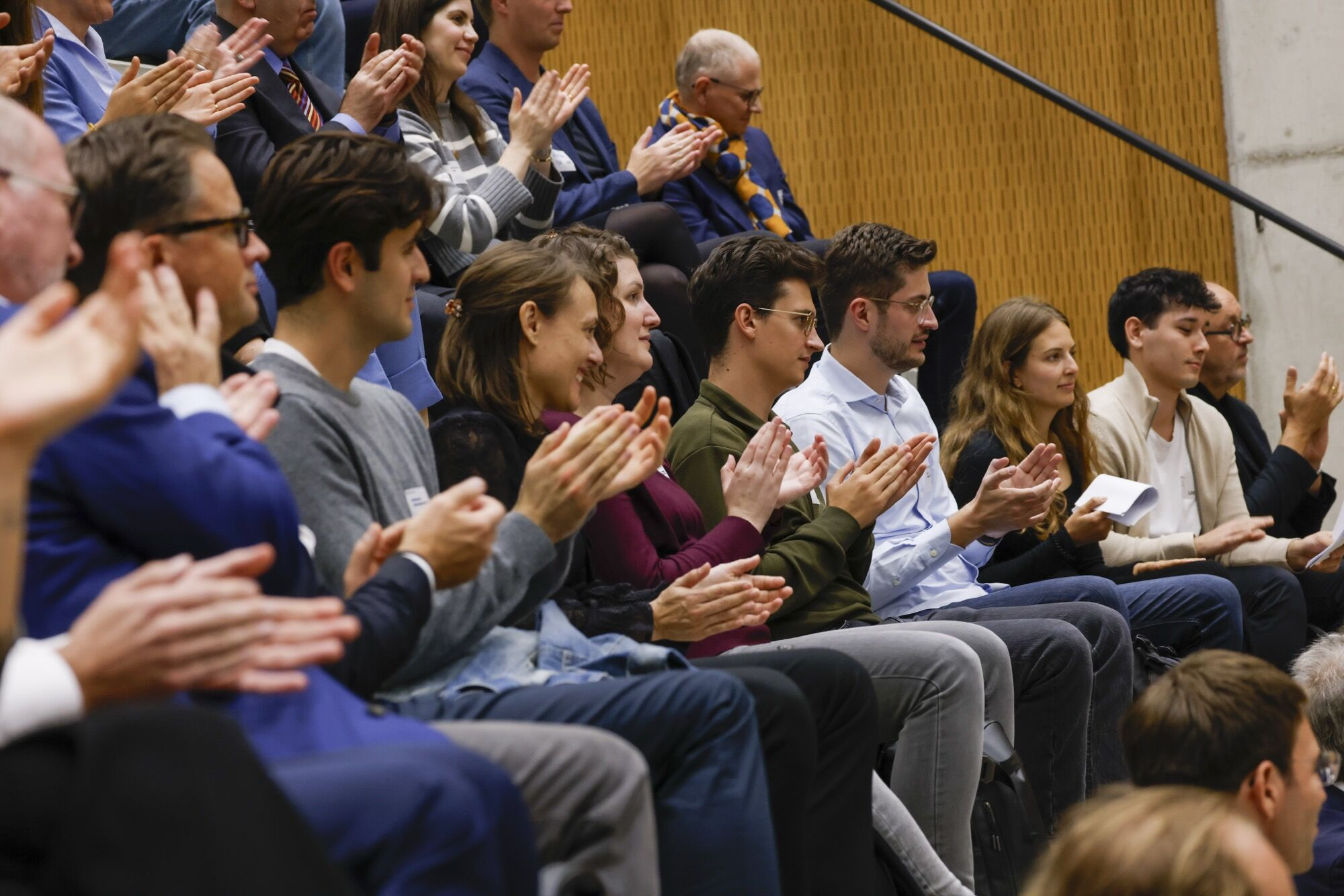 View of the applauding audience at the LTC Annual Event 2024